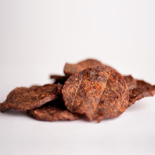 All our lamb jerky treats are handmade with only the finest ingredients. We start with lean, organic lamb loin, then, we slow dry the lamb until it is perfectly tender.
