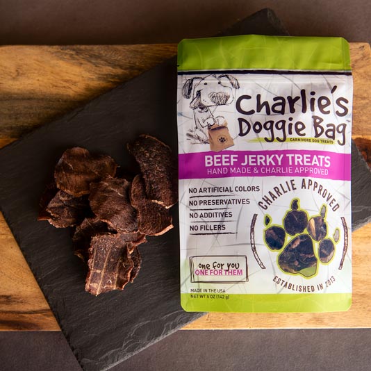 All our beef jerky dog treats are handmade with only the finest ingredients. 