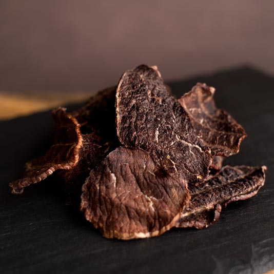 All our beef jerky dog treats are handmade with only the finest ingredients. 